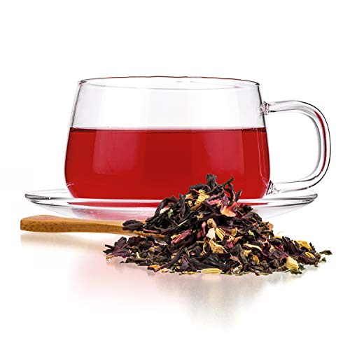 image for Tealyra - Flat Belly Pu’erh - Hibiscus - Peppermint - Fennel - Loose