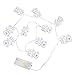 Produktbild Boquite Lichterkette, LED-Kette, 10 LEDs Glockenform Batteriebetriebene Lichterkette Dekor für Weihnachten Schlafzimmer