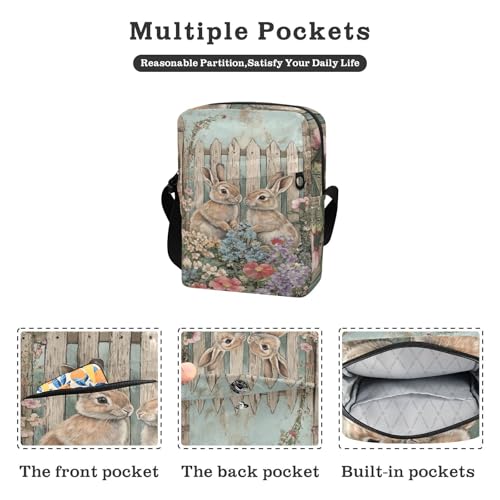 Cute Rabbits messenger bags for women shoulder bag crossbody Shoulder Handbags Adjustable Strap for Outdoor Daily Outdoor Daily2