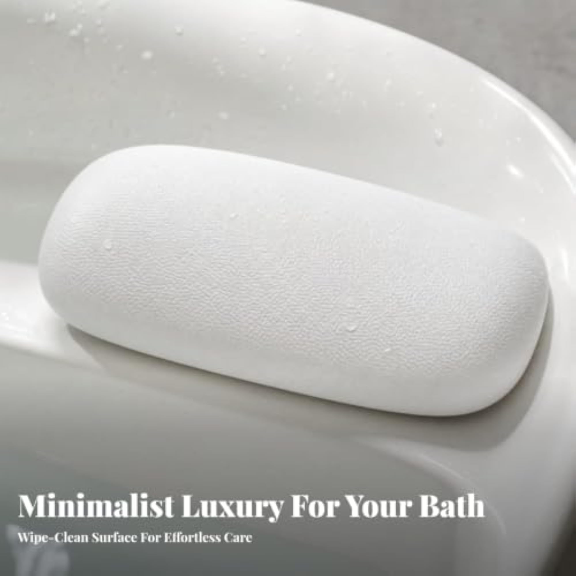 Water-Resistant Bath Pillow with Anti-Slip Design