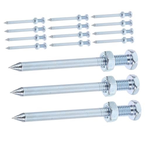 Kisangel 15 Piezas De Clavos Metálicos para Airear El Césped para El Cuidado del Césped Jardinería Paisajismo Y Salud