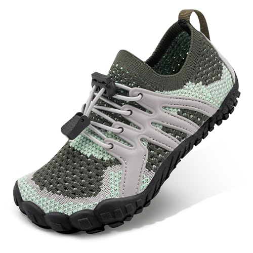 Image of Stelle Water Shoes for Kids Adjustable Laces | Quick Dry Barefoot Non-Slip Shoes with a Roomy Toe Box for Boys and Girls,Beach,Hiking,Toddler to Big Kid