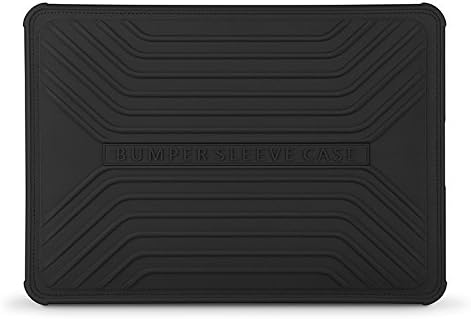 WIWU Ultra Thin Shockproof Waterproof Anti-Slip Bumper Sleever Case Laptop Sleeve Case Carry Bag for Apple MacBook Air 13.3" A1466/A1369 (Air 13''(A1466/A1369), Black) image 2