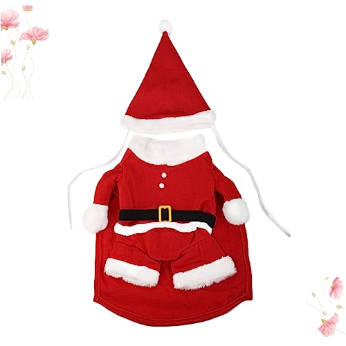 Disfraz de Santa para perro VANZACK XS Rojo miniatura 4