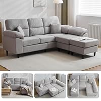 Amazon.co.jp: Kennkari ソファーセット 5人掛け L字 クッション付き