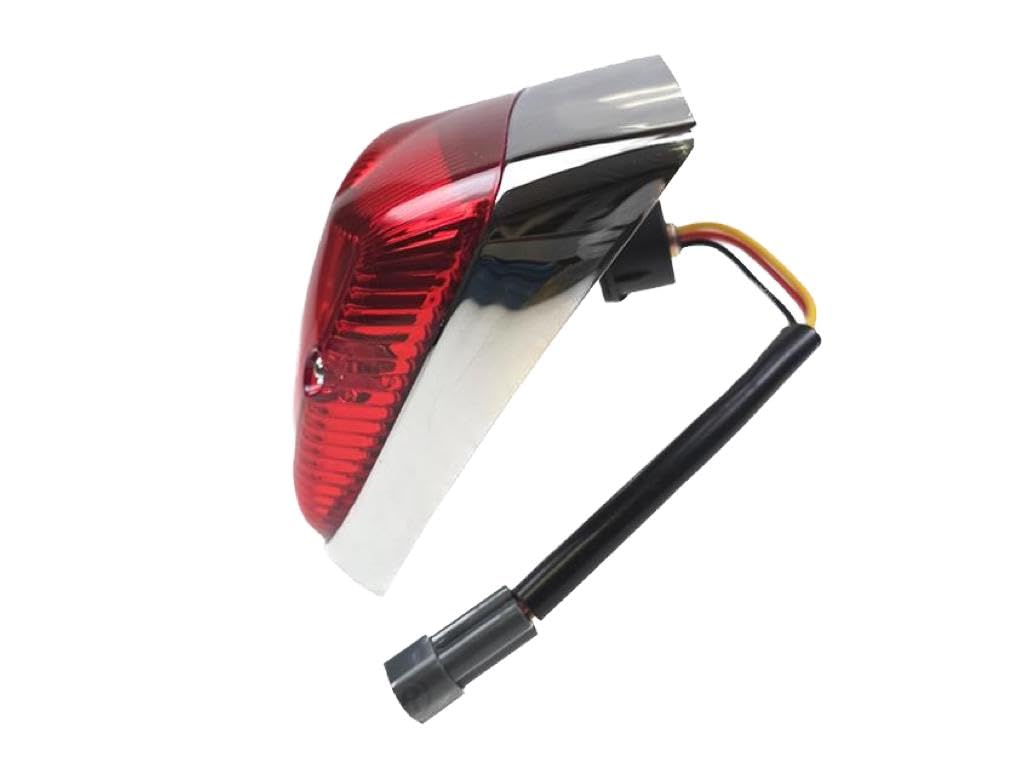Streetparts24 Rücklicht Bremslicht E-Prüfzeichen passend für Piaggio Vespa LX, LXV, S 50 125 – 12V 18/5W BAY15D Glühbirne