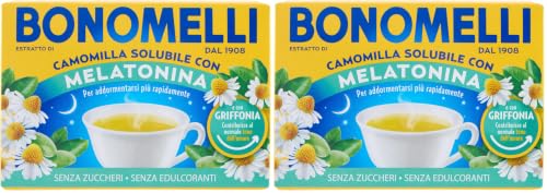 Contiene melatonina, per addormentarsi più rapidamente, e griffonia che agisce sul tono dell’umore e favorisce un riposo tranquillo