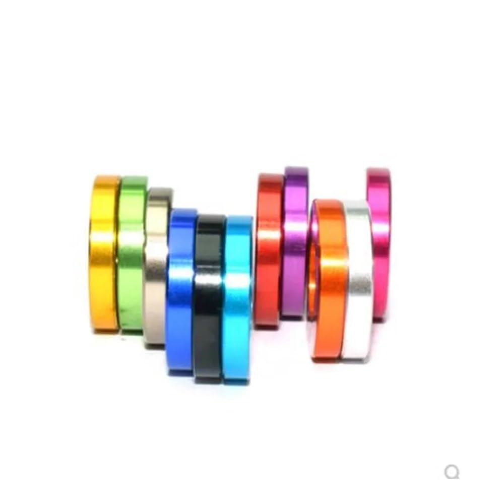 Rondelle In Alluminio Anodizzato – Assortimento U: M3 M4 M5 M6 M8 M10 M12 – Colori Metallici