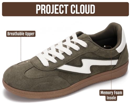 Image of Project Cloud Non-Slip Fashion Sneakers for Women, Lace-Up Shoes