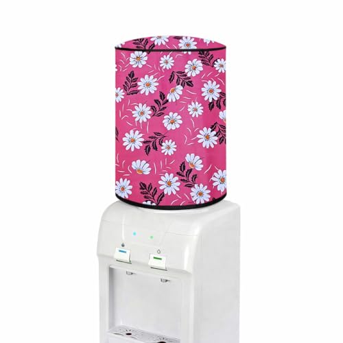 Image of Multicolor 20 Litre Water Dispenser Bottle Cover | Waterproof & Dustproof PVC Fabric | Reusable Protective Cover for 20L Water Can (floral-21)