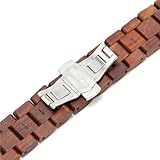 Zoom IMG-2 amaupckca cinturino in legno 20mm Zoom IMG-2 amaupckca cinturino in legno 20mm