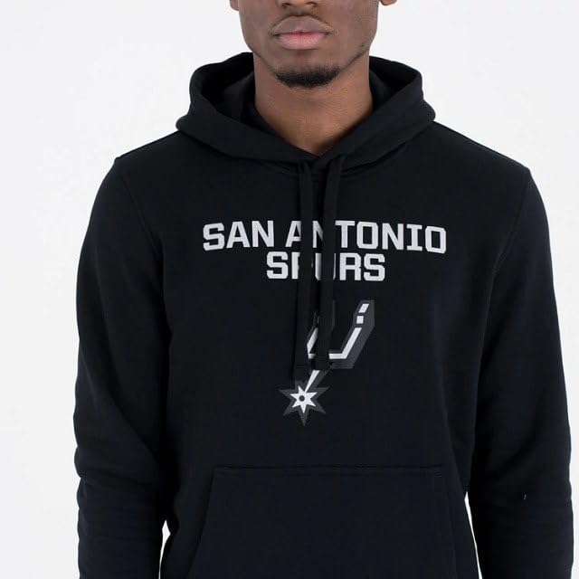 New Era Nos NBA Regular Hoody Saaspu Blk Sudadera Hombre