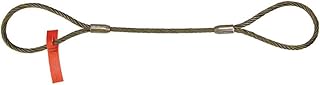 Sling, Wire Rope, 8 Ft L, Vert Cap 3800 lb