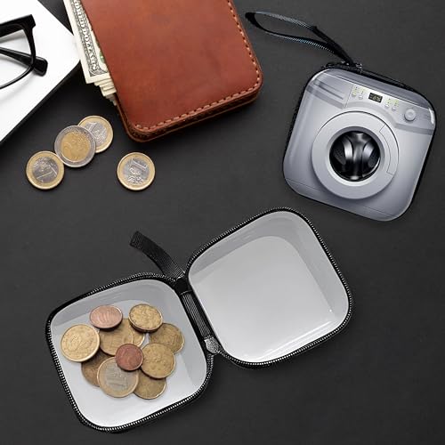 Image of Kraptick Multipurpose Coin Pouch for Men & Women, Compact Coin Organiser, Cash & Coin Holder Pouch, Stylish Mini Money Pouch for Everyday Use (Grey)