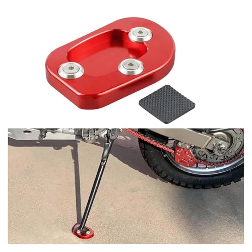 Patin béquille XR 650L évite la chute de la moto sur sol meuble