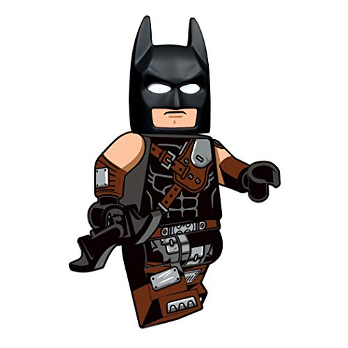 LEGO LGL-NI11 Batman Masques Nuit Lumière/Stickers Porte-clés Lampe de Poche Plusieurs Couleurs