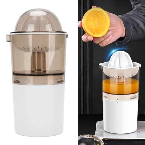 Electric Citrus Juicer, Rechargeable Compact Orange Lemon Grapefruit Juicer with Dishwasher Parts, for Outdoor Adventures