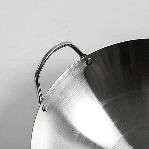 Wok de acero inoxidable multi-capa 40 cm redondo miniatura 4