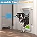 3-Flap Large Dog Door Replacement Flap with Screws, Extreme Weather Replacement Flaps - Compatible with PetSafe Freedom Doggie Doors Replacement Flaps PAC11-11039 10 1/8