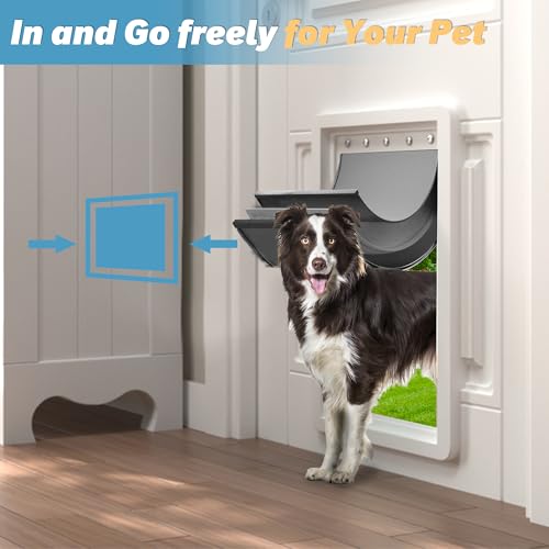 Ersatzklappe für große Hundetür mit 3 Klappen, Ersatzklappen für Extreme Wetterbedingungen – kompatibel mit PetSafe Freedom Doggie Doors Ersatzklappen PAC11-11039 26,7 x 41,8 cm