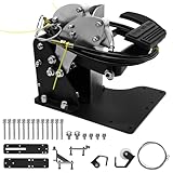 Right Hand Drive RHD Conversion Kit Universal Dual Control Car Gas and Brake Pedal Passenger Side for Driving Instructor Student Driver Training Assist Gas Brake Pedals ACARB7D ACAR-B7D
