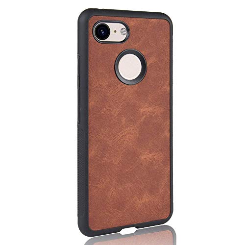 Manyip Google Pixel 3 Funda Case para teléfono móvil Rugged Shield 360°Protege tu teléfono Concha de Cuero Vintage Case Funda para Google Pixel 3