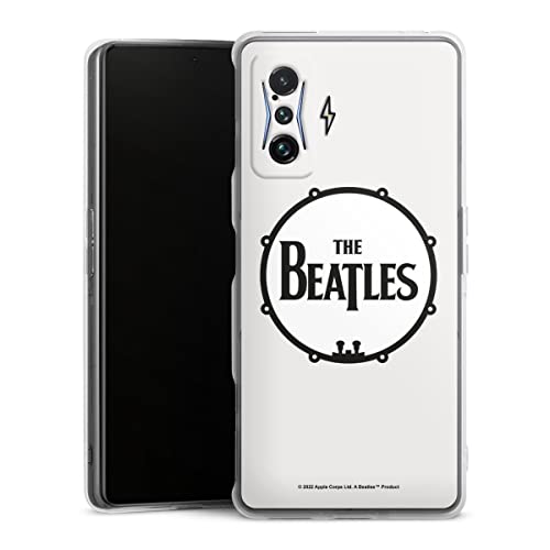 DeinDesign Coque en Silicone Compatible avec Xiaomi Poco F4 GT Etui Silicone Coque Souple The Beatles Rock ‘n’ Roll Logo - Les Beatles, Paul McCartney, John Lennon, RIngo Starr, George Harrison DeinDesign Coque en Silicone Compatible avec Xiaomi Poco F4 GT Etui Silicone Coque Souple The Beatles Rock 'n' Roll Logo