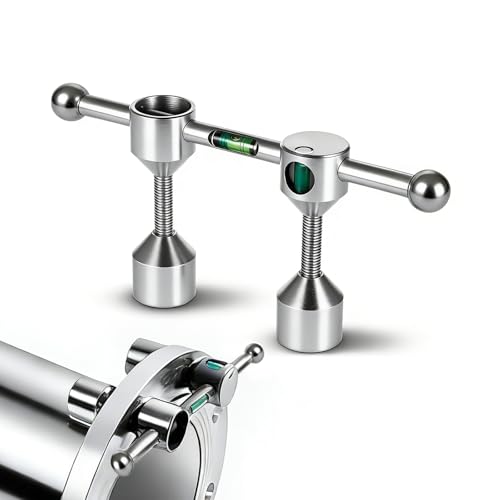Flange Aligner for Threaded Pipe - Fits Flanges with 1/2” to 1-7/16” Diameter Holes, Pipe Flange Leveler