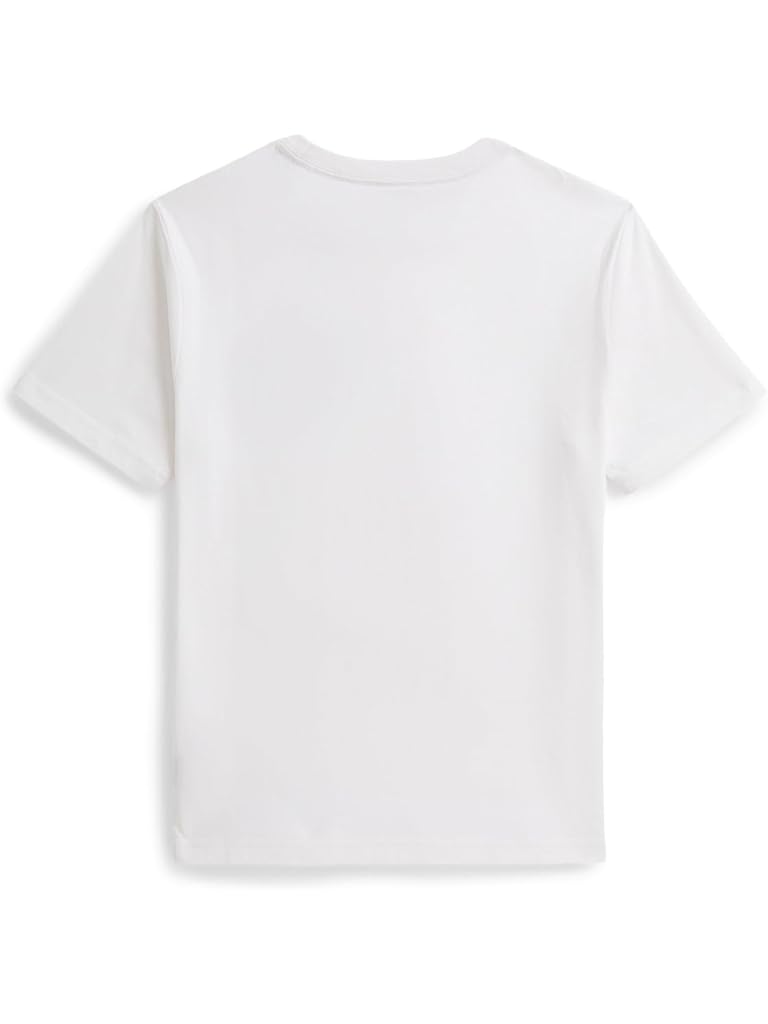 White Polo Ralph Lauren Triple-pony Cotton Jersey Tee (big Kid)