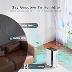 Small Dehumidifier for Bedroom, Quiet 102oz Tank for Small Rooms - Image 2