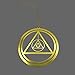 AA Circle Triangle 3D Sobriety Christmas Ornament | Alcoholics Anonymous Recovery Gift