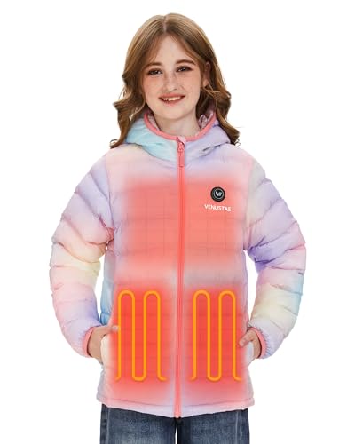 Venustas Kids Heated Jacket with Battery Pack, Boys Girls...