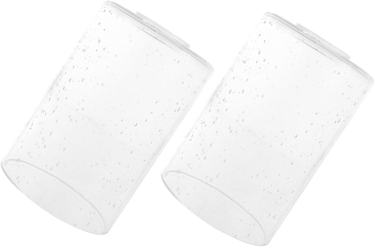 DOITOOL 2pcs Simple Lamp Shades for Chandeliers Glass Shade Ornament Decorative Replacement Lamp Covers