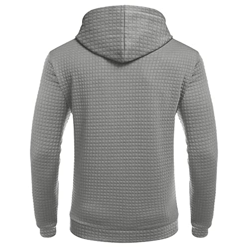 Mens-Plaid-Jacquard-Hoodies-Casual-Long-Sleeve-Drawstring-Sweatshirt-Gym-Hooded-Pullover Mens-Plaid-Jacquard-Hoodies-Casual-Long-Sleeve-Drawstring-Sweatshirt-Gym-Hooded-Pullover