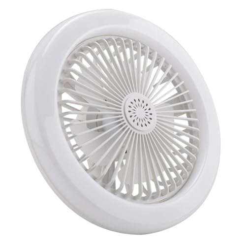Ventilateur de plafond E27 avec lumières orientable fermé - 3
