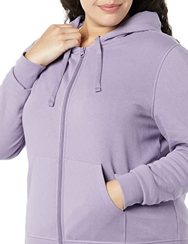 Image of Amazon Essentials Women's Midweight Fleece Full-Zip Hoodie with Drawstring (Available in Plus Size)