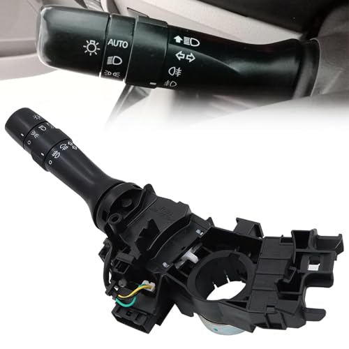 Image of SecosAutoparts Turn Signal Switch Compatible with Toyota Camry 2006-2011 Replace# 84140-06380 8414006380 Headlight Dimmer Blinker Combination Switch