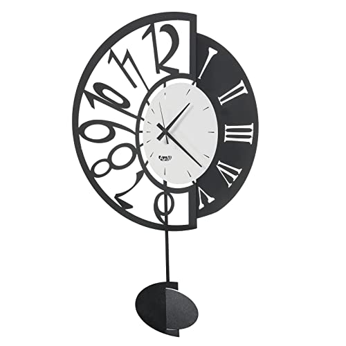 Arti & Mestieri Mandala - Orologio a pendolo da parete di Design...