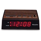 Westclox RETRO WDGRN LED ALMCLK