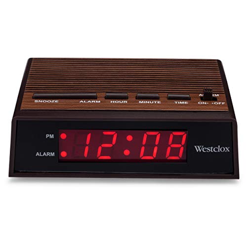 Retro Wood-Style LED Ascending Alarm