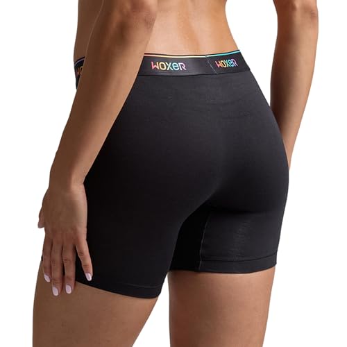 Image of Woxer Boxer Shorts for Women - 5 inch Baller Boy Shorts Underwear, Soft Modal, Chafe Free - Breathable & Moisture-Wicking