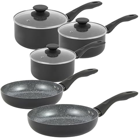 Progress Marble Ceramic 5-Piece Pan Set Cover
