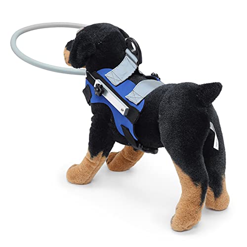 Peitoral para cães com anel D, dispositivo leve de assistência para cães cegos, acessório para defic