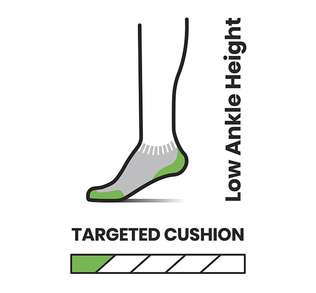 Image of Smartwool Women's Run Targeted Cushion Low Ankle Socks