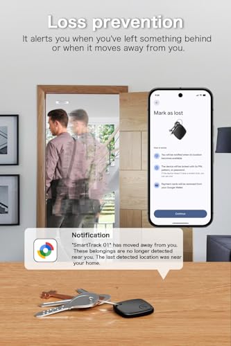 Image of Android Compatible Smart Tracker Tag- Tracker Tags for Android Phones, Supports Google Find My Device, 2026 New Model (2, White)