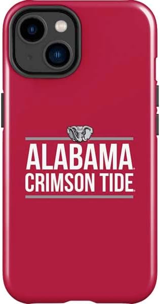 Skinit Impact Phone Case Compatible with iPhone 15 - Officially Licensed University of Alabama Roll Tide Roll Design