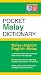 Pocket Malay Dictionary: Malay-English English-Malay (Periplus Pocket Dictionaries)
