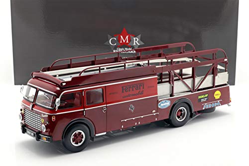 Preisvergleich Produktbild CMR FIAT 642 RN2 Bartoletti Ferrari Renntransporter dunkelrot 1:18