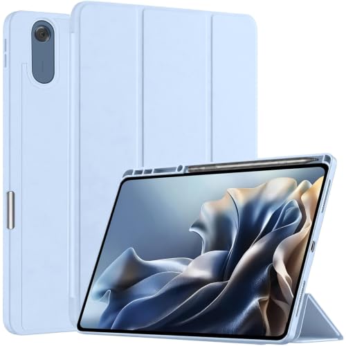 Image of ProElite Cover for Motorola Pad 70 Pro 13 inch 2026 case [with Pen Holder], Soft Flexible Flip Case for Moto Pad 70 Pro 13 inch 2026 [Recoil Series] - Light Blue