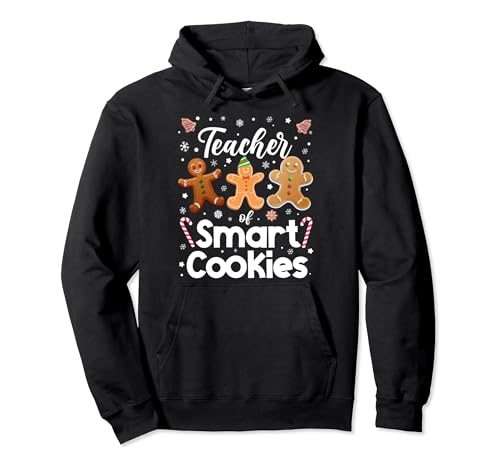 Teacher of Smart Cookie Baking Crew Natale Uomini Donne Bambini Felpa con Cappuccio